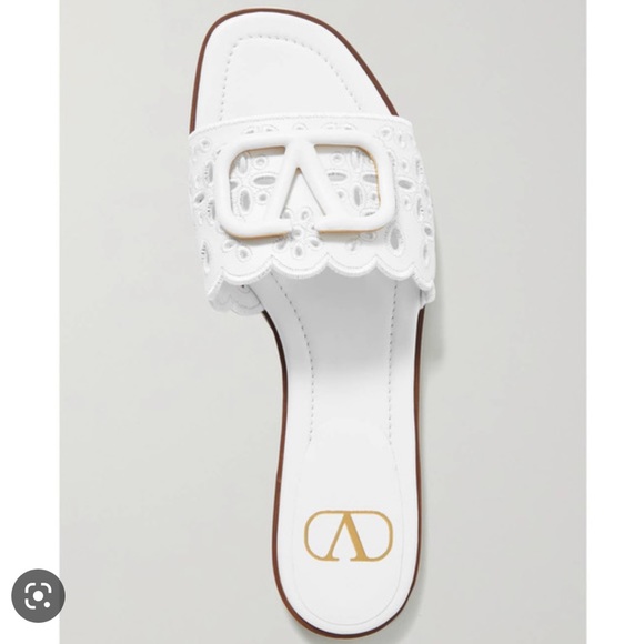 Valentino VLogo Laser Cut Slides - Picture 2 of 3
